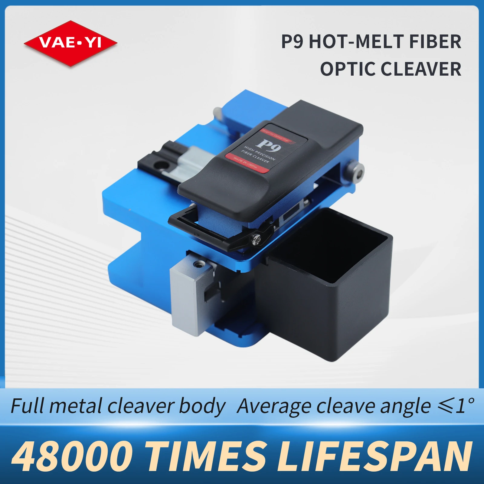 VAEYI Ftth Tool Fiber Cleaver P9 Optical Fiber Cutting Knife Fiber Optic Cutter Cold Contection Dedicated Metal
VAEYI Ftth Tool Fiber Cleaver P9 Optical Fiber Cutting Knife Fiber Optic Cutter Cold Contection Dedicated Metal