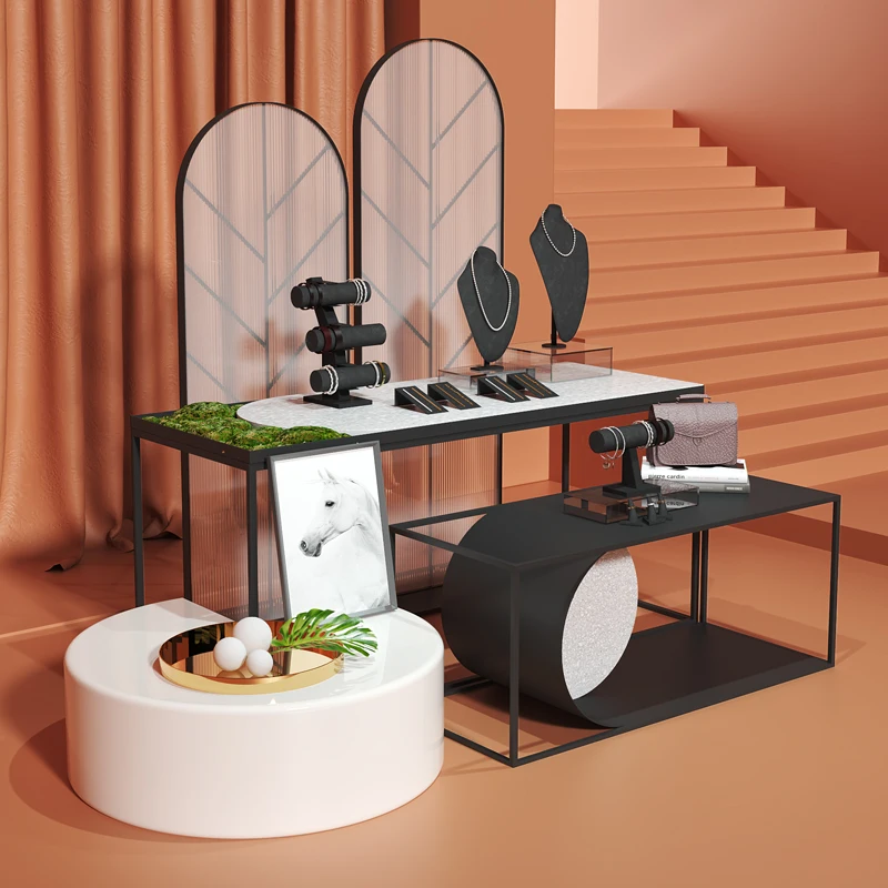 Clothing store accessories flow table display table, shopping mall display cabinet, shopping mall shoes and bags display table
Clothing store accessories flow table display table, shopping mall display cabinet, shopping mall shoes and bags display table