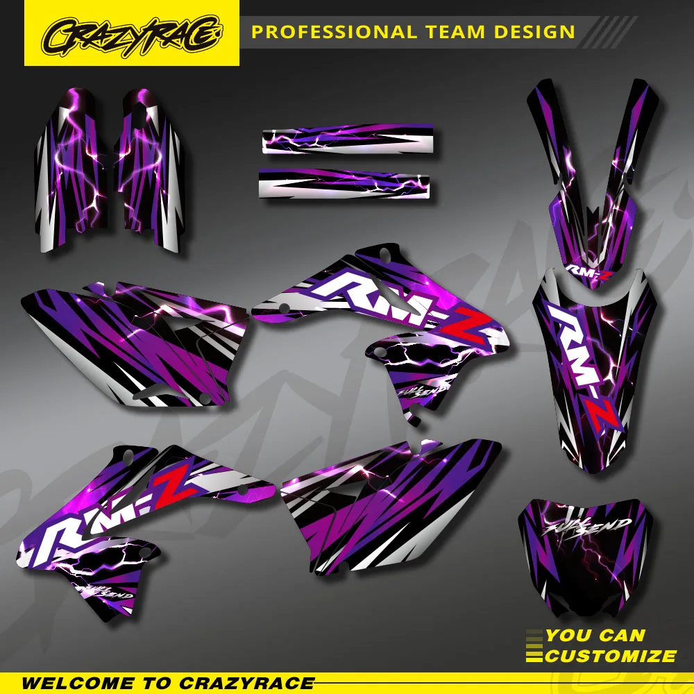 For SUZUKI RMZ250 RM-Z 250 RMZ 250 2010 2011 2012 2013 2014 2015 2016 -2018 Motorcycle Background Graphics Decal Stickers Kit
For SUZUKI RMZ250 RM-Z 250 RMZ 250 2010 2011 2012 2013 2014 2015 2016 -2018 Motorcycle Background Graphics Decal Stickers Kit