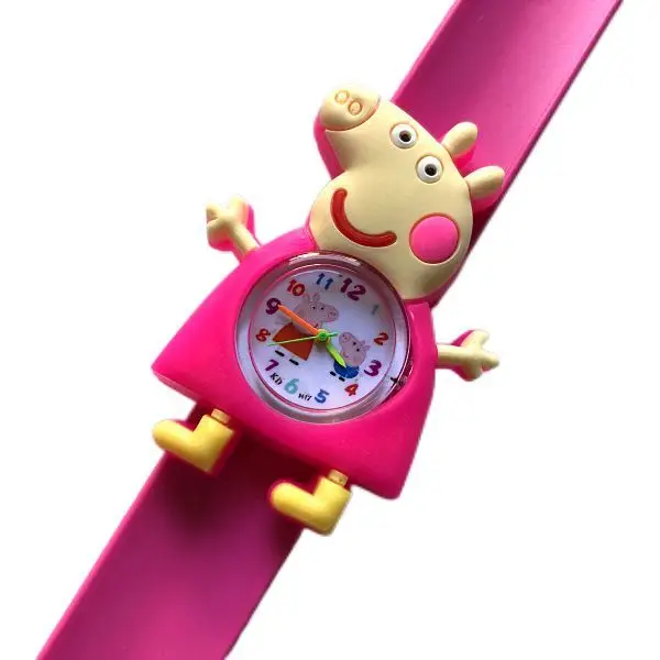 Peppa Pig Pat Watch Cartoon Silicone Slap Watch Student Quartz Electronic Wristwatch Gift
Peppa Pig Pat Watch Cartoon Silicone Slap Watch Student Quartz Electronic Wristwatch Gift