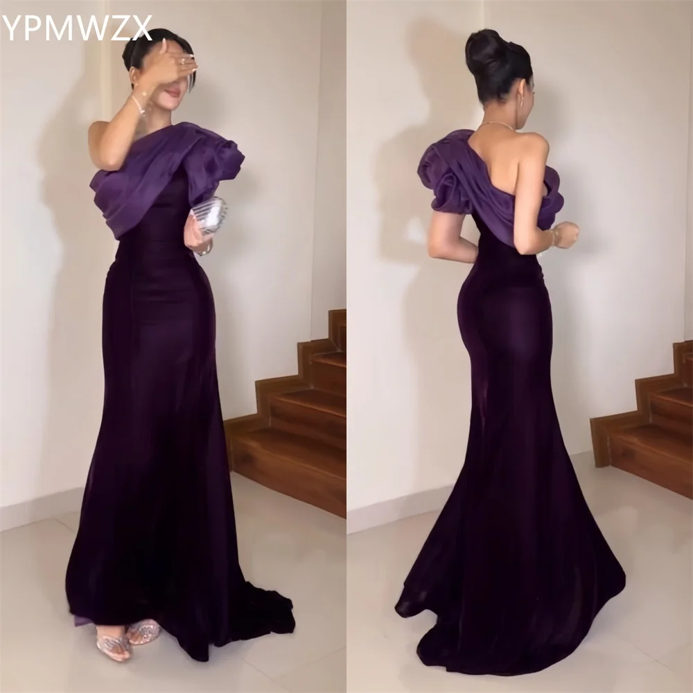 Customized Evening Dress Women Prom Gown Formal Party YPMWZX One Shoulder Mermaid Floor Length Skirts Fold Bespoke Occasion Dres
Customized Evening Dress Women Prom Gown Formal Party YPMWZX One Shoulder Mermaid Floor Length Skirts Fold Bespoke Occasion Dres