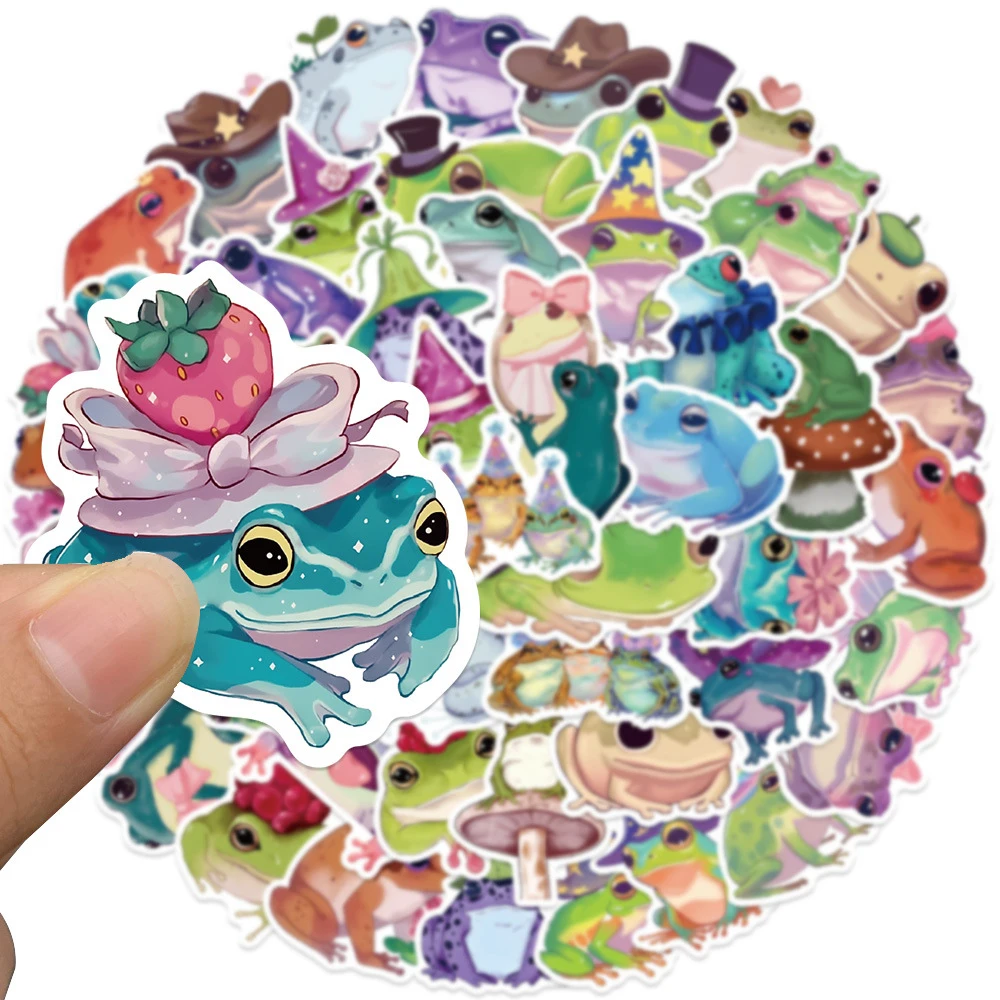 10/30/50pcs Cute Funny Colorful Frog Animal Stickers Kawaii Creative Cartoon Decals Scrapbook Guitar Phone PVC Graffiti Sticker
10/30/50pcs Cute Funny Colorful Frog Animal Stickers Kawaii Creative Cartoon Decals Scrapbook Guitar Phone PVC Graffiti Sticker