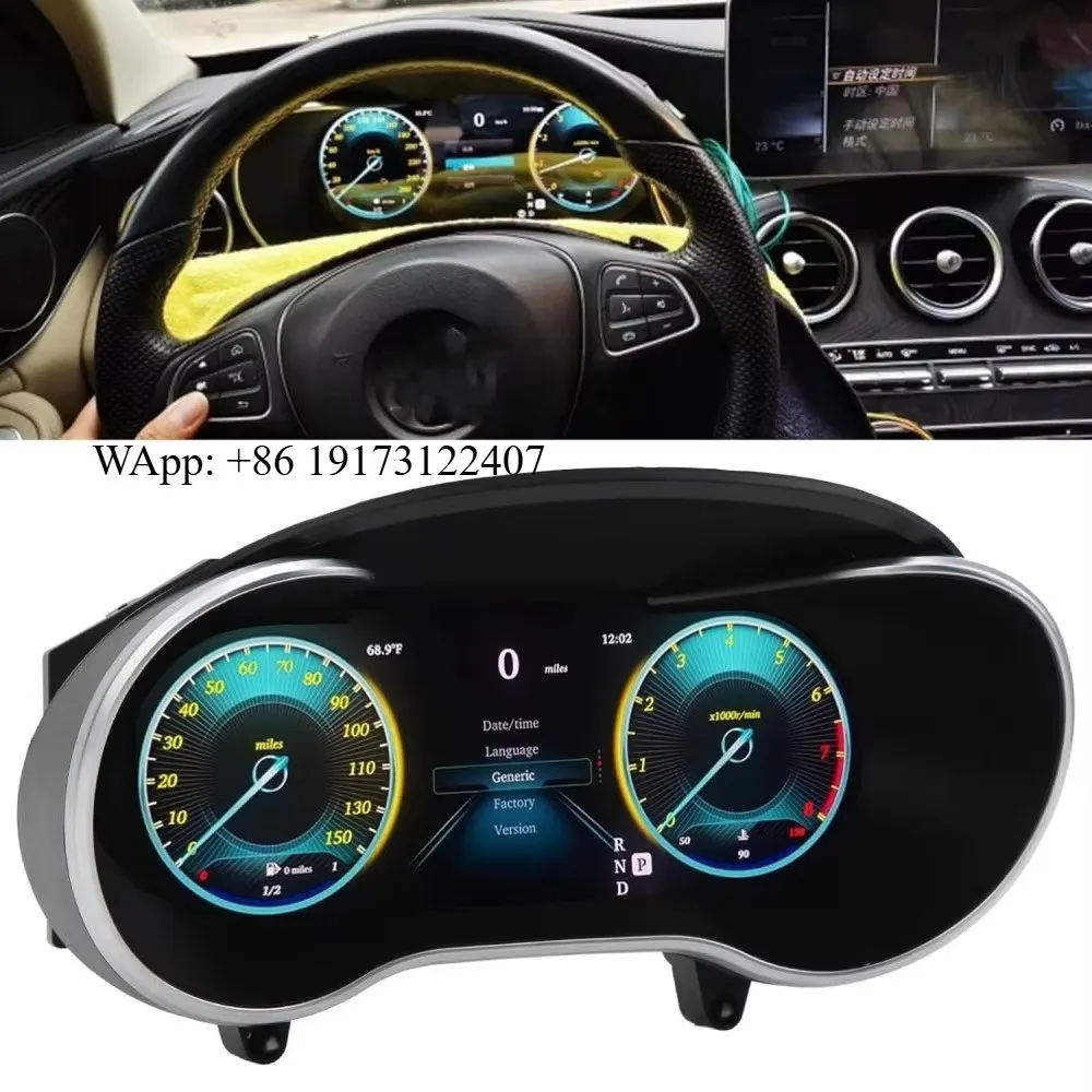 Upgrade W205 Mechanical Instrument to 12.3 Inch Digital LCD for C-Class 2015-2021 GLC X253 New Condition
Upgrade W205 Mechanical Instrument to 12.3 Inch Digital LCD for C-Class 2015-2021 GLC X253 New Condition