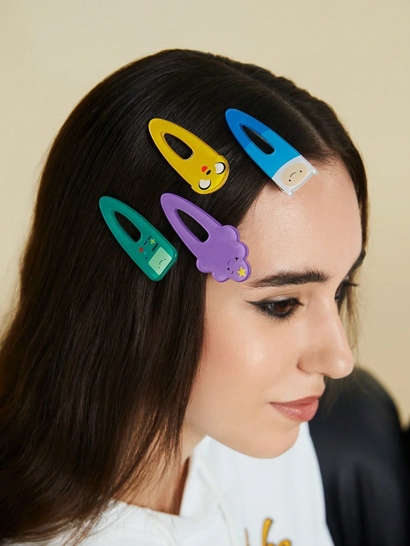 4pcs Cute Cartoon Acrylic Hair Clips For Women Stylish Hair Barrettes
4pcs Cute Cartoon Acrylic Hair Clips For Women Stylish Hair Barrettes