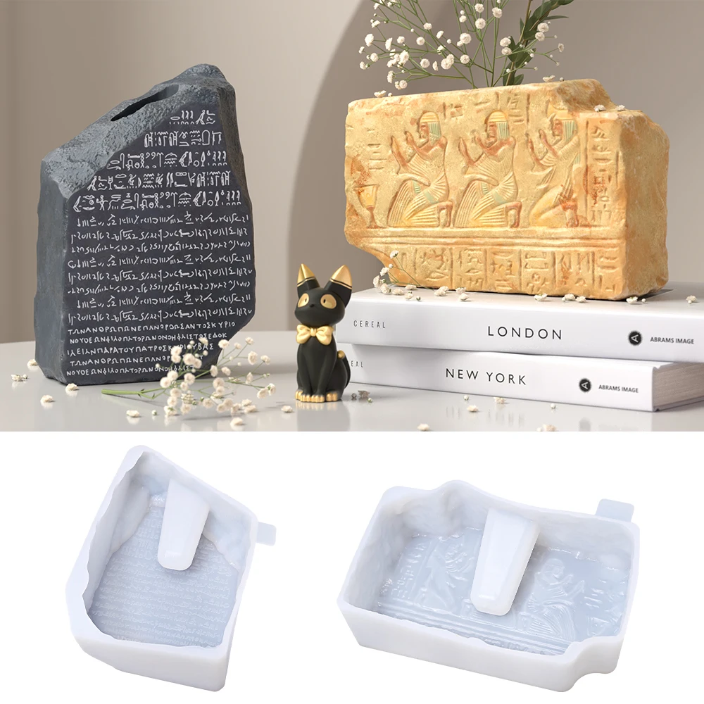 SZ092 Creative Egypt Inscription Vase Concrete Silicone Mold 3D Art Stone Sculpture Flower Planter Gypsum Resin Molds Ornaments
SZ092 Creative Egypt Inscription Vase Concrete Silicone Mold 3D Art Stone Sculpture Flower Planter Gypsum Resin Molds Ornaments