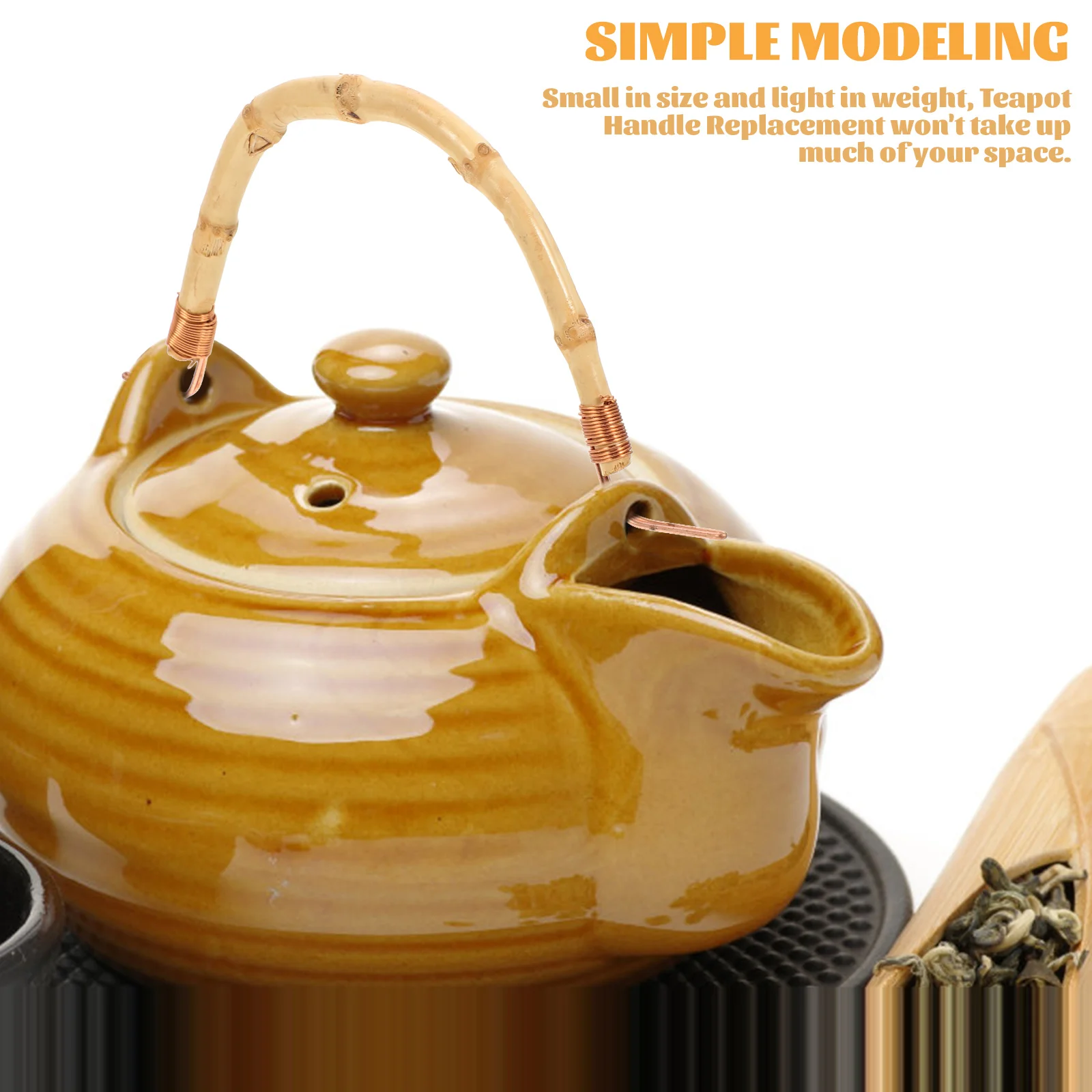 2pcs Teapot Handle Replacement Rattan Handles Wear Resistant Ergonomic Kettle Grip Compact Lightweight Heat Resistance Bamboo
2pcs Teapot Handle Replacement Rattan Handles Wear Resistant Ergonomic Kettle Grip Compact Lightweight Heat Resistance Bamboo