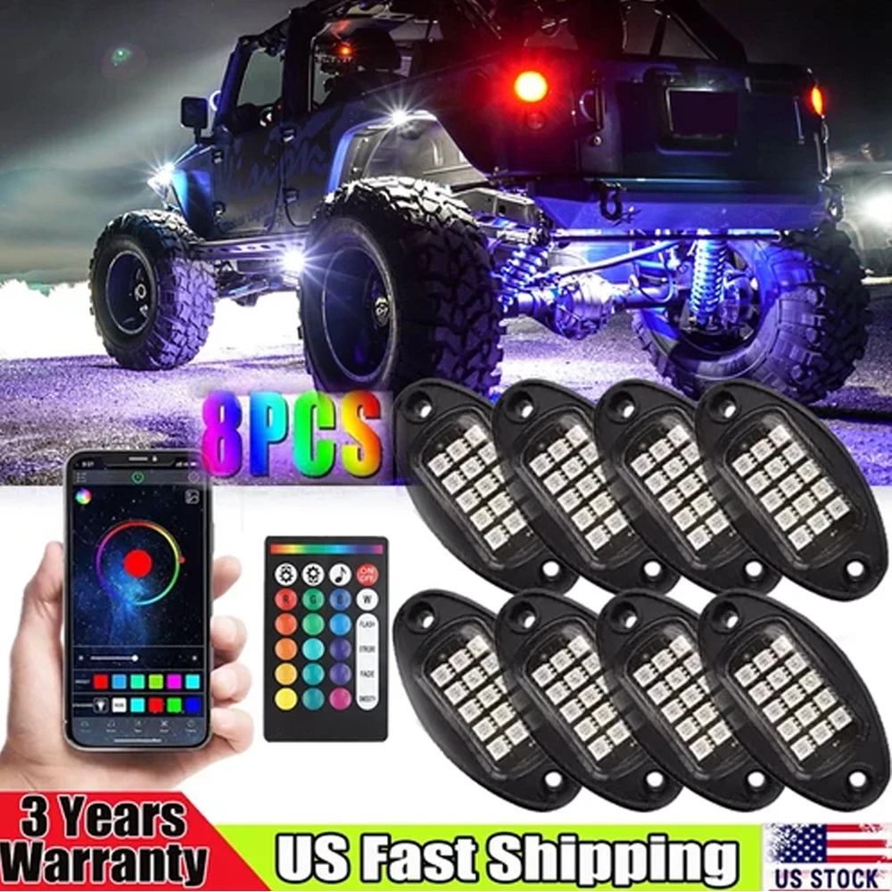 Высокое качество 8Pods RGB LED Rock Lights APP Control для Jeep Off-Road Truck UTV ATV Underbody Wheel Lights Автомобильное светодиодное шасси Strip
Высокое качество 8Pods RGB LED Rock Lights APP Control для Jeep Off-Road Truck UTV ATV Underbody Wheel Lights Автомобильное светодиодное шасси Strip