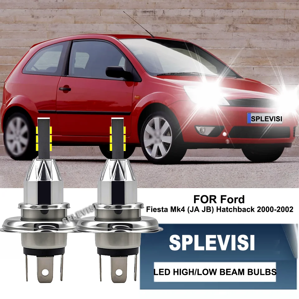 Led Headlight Bulbs Lamps Car 6000K 12V For Ford Fiesta Mk4 (JA JB) Hatchback 2000 2001 2002 Vehicles Headlamps Hi/Lo H4 Replace
Led Headlight Bulbs Lamps Car 6000K 12V For Ford Fiesta Mk4 (JA JB) Hatchback 2000 2001 2002 Vehicles Headlamps Hi/Lo H4 Replace