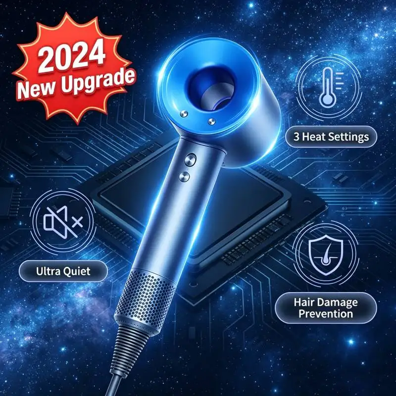 2026 Negative Ion with Air Collecting Scattering Nozzle Salon Tool for Home Travel Professional Leafless Wall-mounted Hair Dryer
2026 Negative Ion with Air Collecting Scattering Nozzle Salon Tool for Home Travel Professional Leafless Wall-mounted Hair Dryer