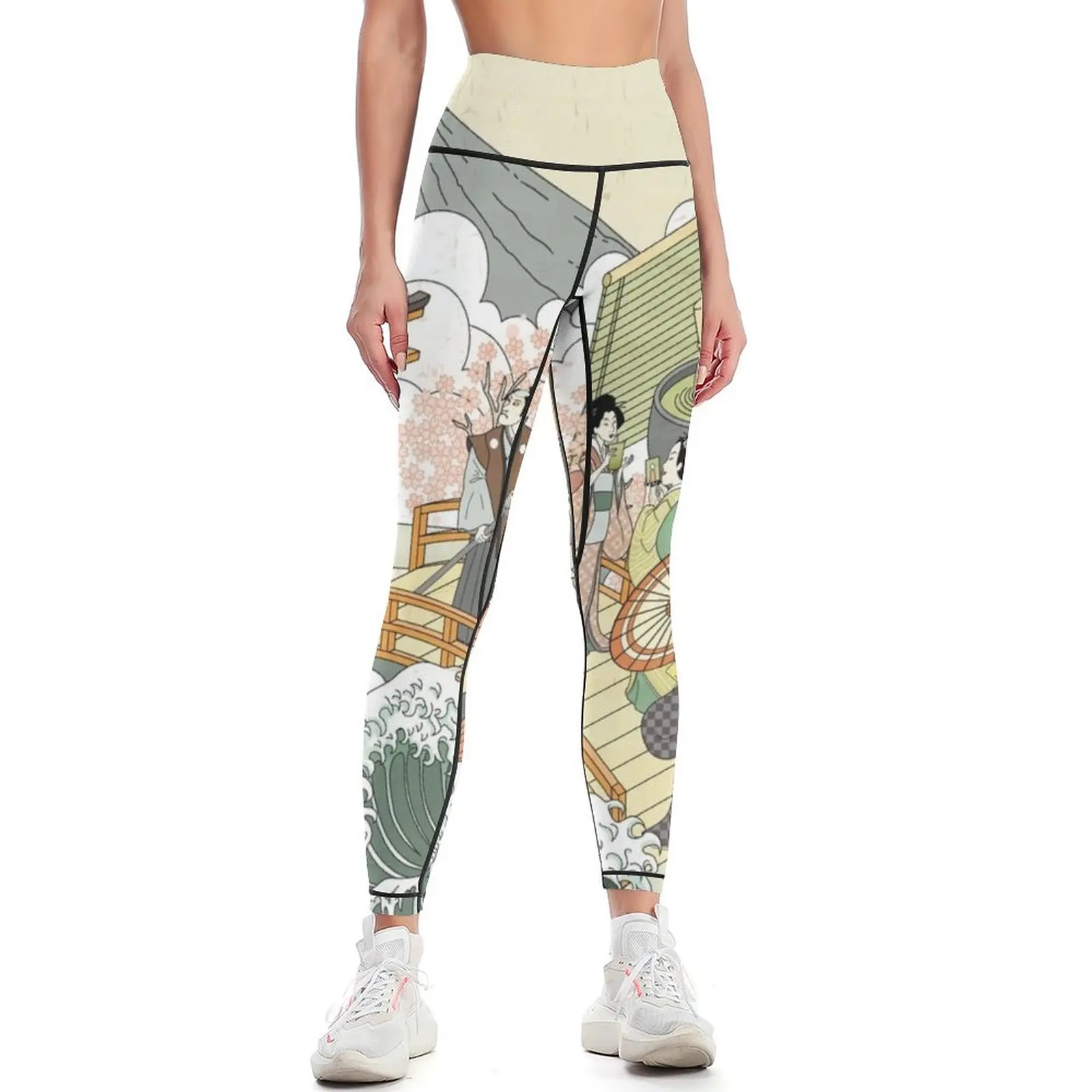 retro japan street scenery ukiyoe art style Leggings trousers Female legging pants gym wear Womens Leggings
retro japan street scenery ukiyoe art style Leggings trousers Female legging pants gym wear Womens Leggings