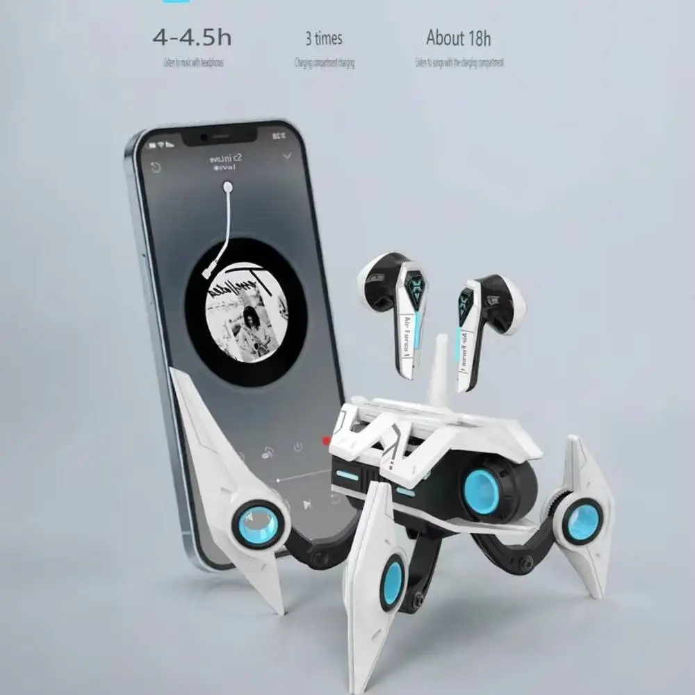 Future Cyber Anime Mecha Bluetooth Wireless Headphones Magnetic Rechargeable Base Noise Reduction Low Latency for Gamers Gift
Future Cyber Anime Mecha Bluetooth Wireless Headphones Magnetic Rechargeable Base Noise Reduction Low Latency for Gamers Gift