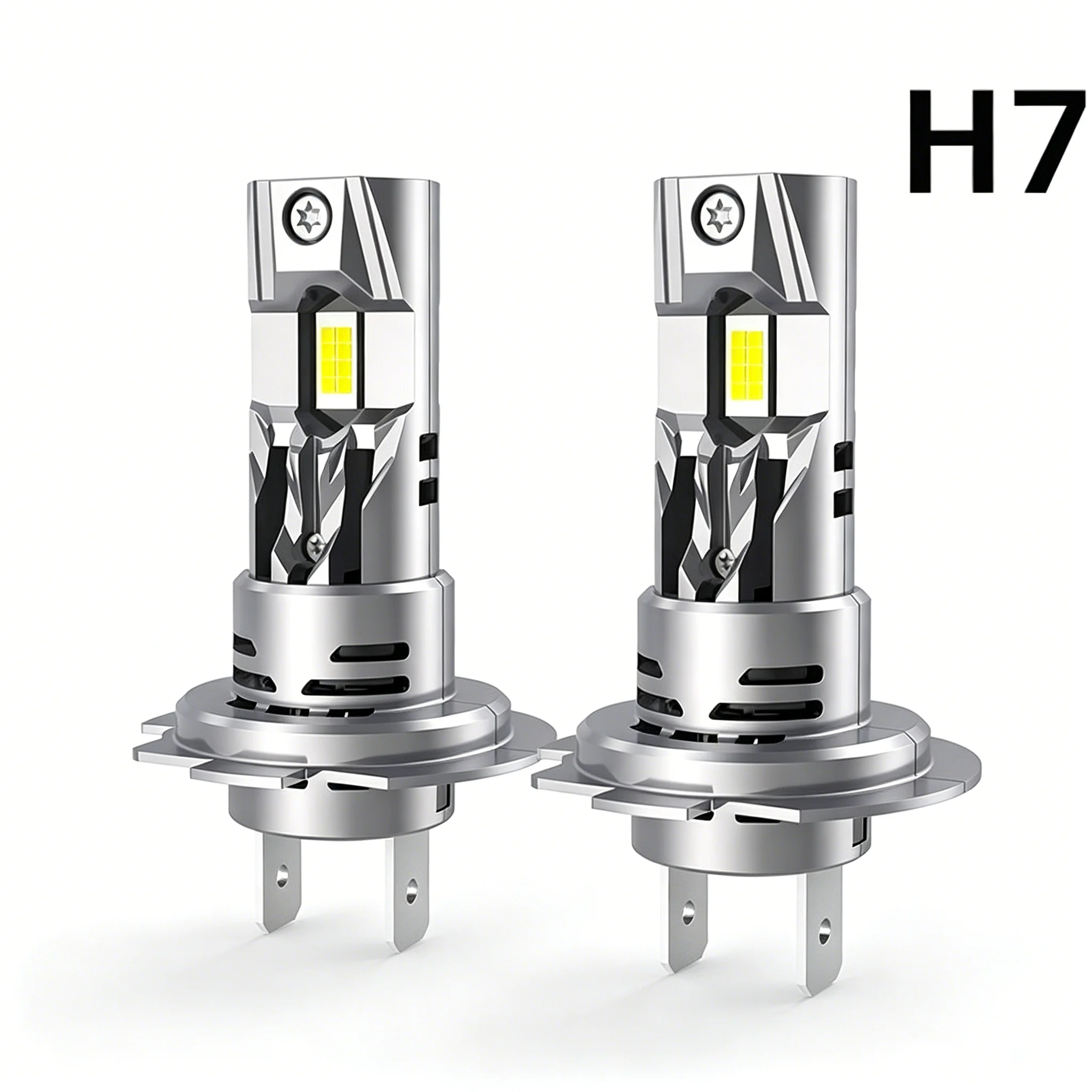H7 LED Headlight Bulbs 1:1 Halogen Size Design Plug and Play Direct Fit 12V 80W 6000K LED Headlamp for Car Light Retrofit
H7 LED Headlight Bulbs 1:1 Halogen Size Design Plug and Play Direct Fit 12V 80W 6000K LED Headlamp for Car Light Retrofit
