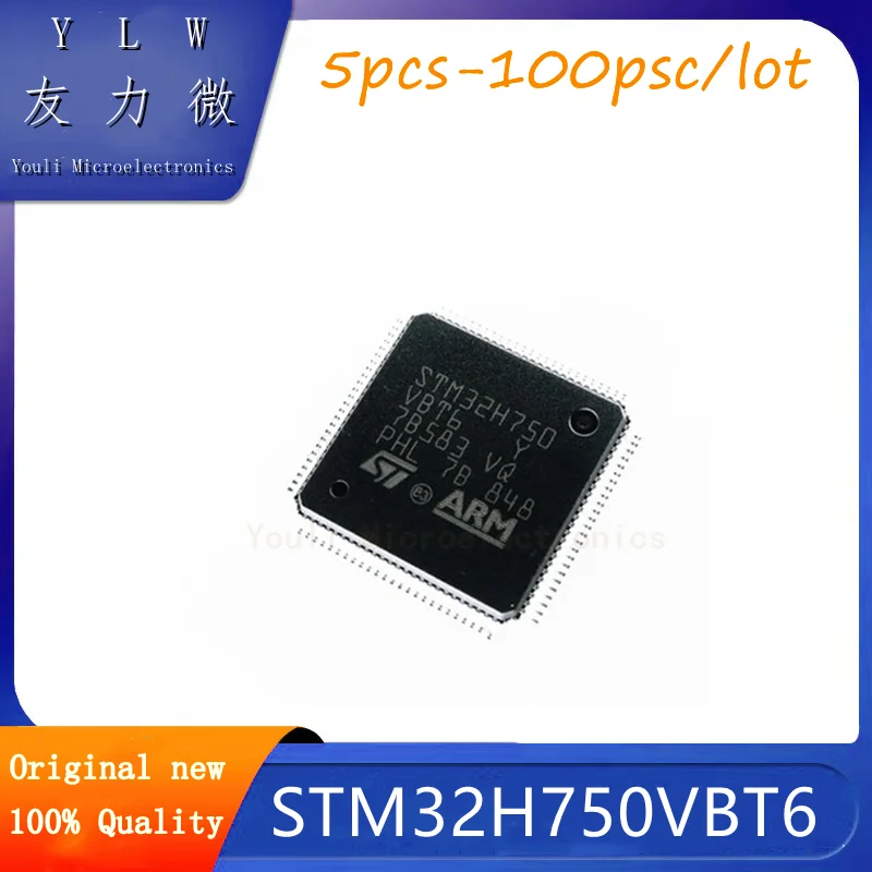 STM32H750VBT6 LQFP-100 Chip IC Microcontroller Microcontroller Brand New Original and Genuine
STM32H750VBT6 LQFP-100 Chip IC Microcontroller Microcontroller Brand New Original and Genuine