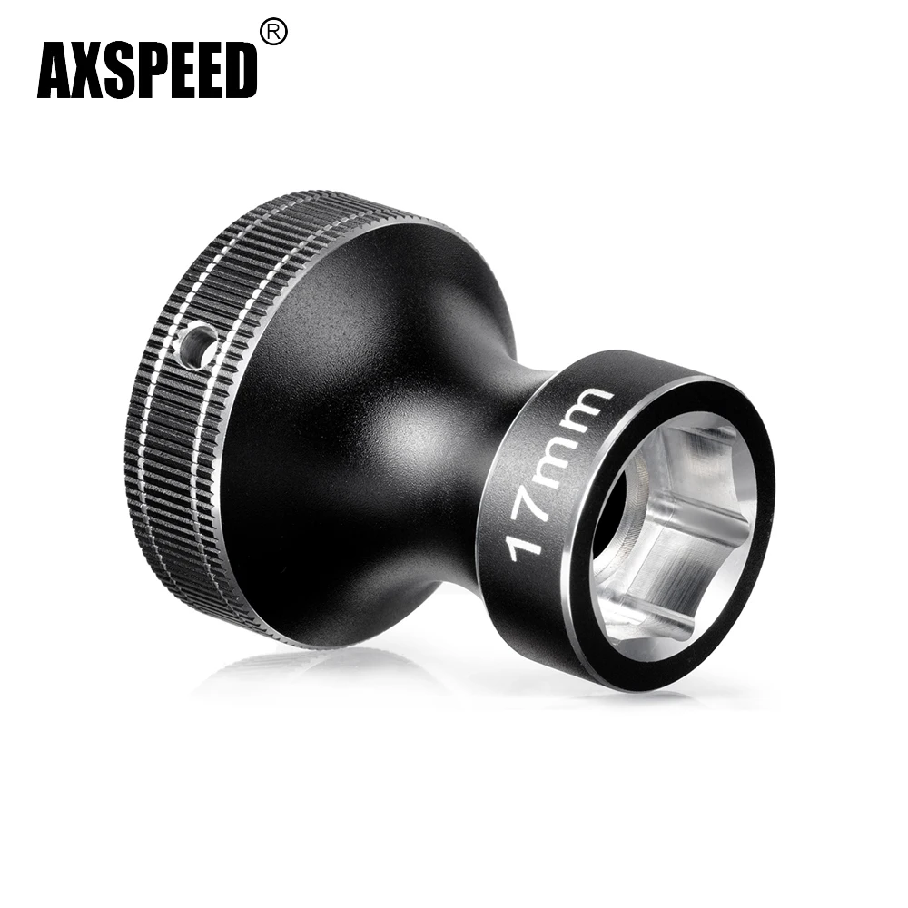 AXSPEED Aluminum Alloy 17mm Wheel Hex Nut Socket Wrench Tool For 1/8 Rc Car Monster Truck Track X-maxx Summit E-revo Tires Tools
AXSPEED Aluminum Alloy 17mm Wheel Hex Nut Socket Wrench Tool For 1/8 Rc Car Monster Truck Track X-maxx Summit E-revo Tires Tools