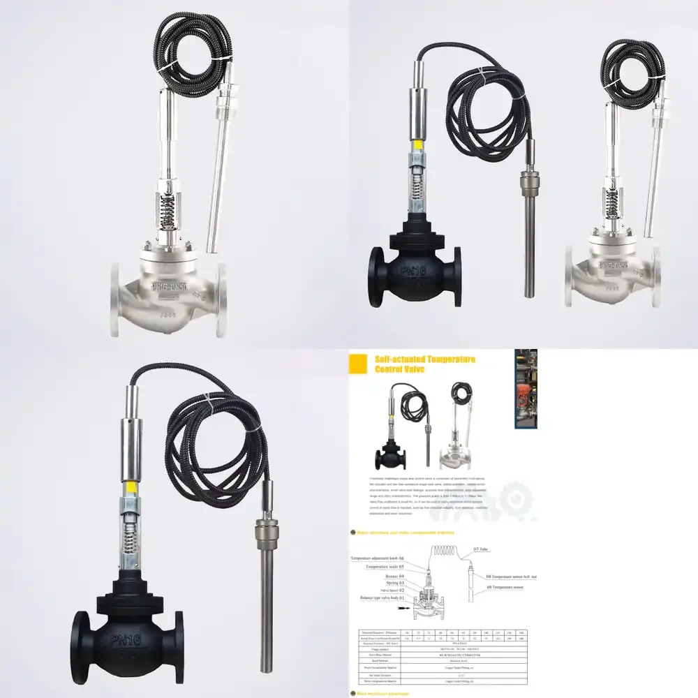 16bar 25bar Stainless Steel 304 Direct Acting Temperature 2 Way Flange Control Valve with Geothermal Steam
16bar 25bar Stainless Steel 304 Direct Acting Temperature 2 Way Flange Control Valve with Geothermal Steam