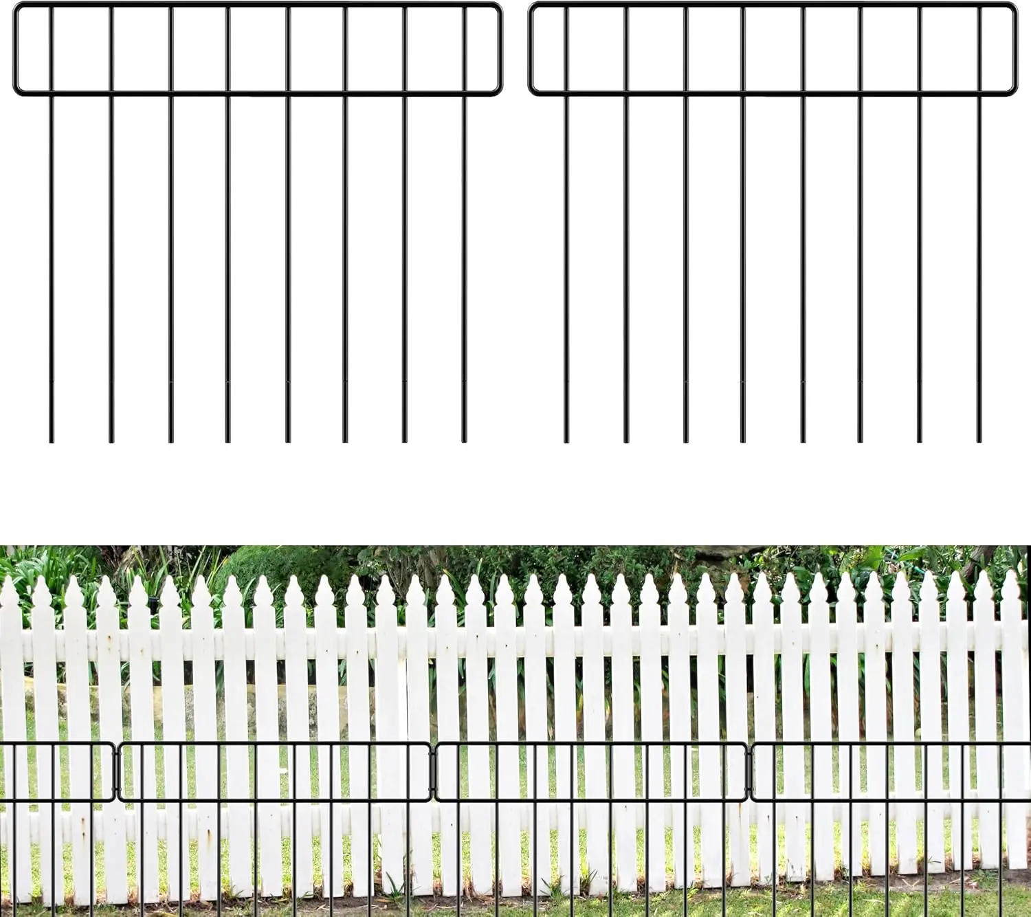 Ограждение для животных 30 футов x 13 дюймов - 21 металлическая садовая панель для собак и кроликов, защита для улицы без копания
Ограждение для животных 30 футов x 13 дюймов - 21 металлическая садовая панель для собак и кроликов, защита для улицы без копания