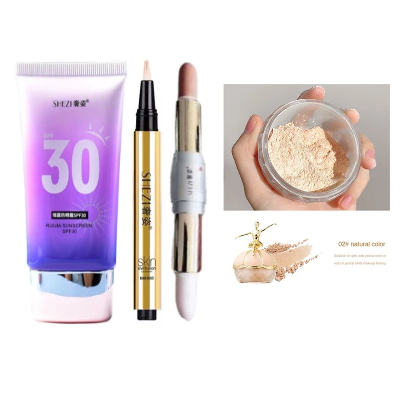 SHEZI Water Sense Sunscreen Essence Cotton Soft Sunscreen Stick SPF 30+PA++++Skin Refreshing&Oil Controlling Cream Korean Care
SHEZI Water Sense Sunscreen Essence Cotton Soft Sunscreen Stick SPF 30+PA++++Skin Refreshing&Oil Controlling Cream Korean Care