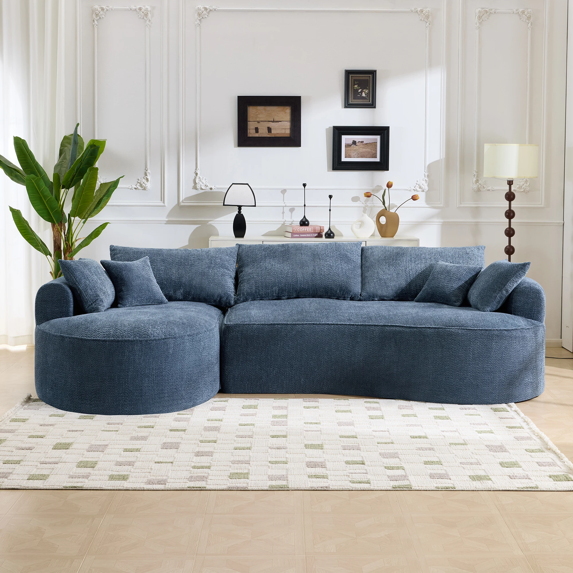 #Modern Three Seat Corner Sofa With Wood Frame Back Modular Design For Villa Living Rooms
#Modern Three Seat Corner Sofa With Wood Frame Back Modular Design For Villa Living Rooms