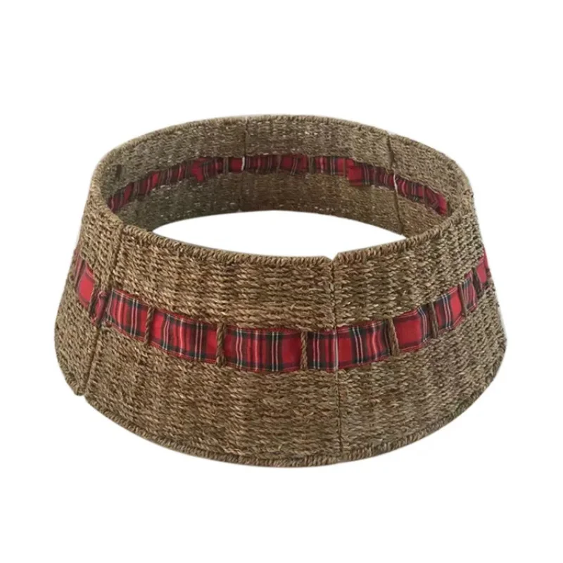 Handmade Woven Natural Seagrass Christmas Tree Bottom Skirt Basket Stand Cover Cheap Trees Collar
Handmade Woven Natural Seagrass Christmas Tree Bottom Skirt Basket Stand Cover Cheap Trees Collar