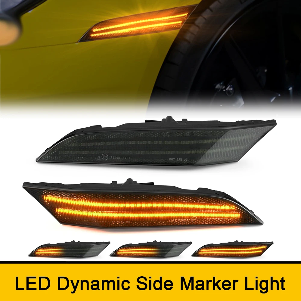 LED Dynamic Flowing Side Marker Turn Signal Light For Porsche 911 992 2019 2020 2021 2022 2023 Repeat Blinker Stop Indicator
LED Dynamic Flowing Side Marker Turn Signal Light For Porsche 911 992 2019 2020 2021 2022 2023 Repeat Blinker Stop Indicator