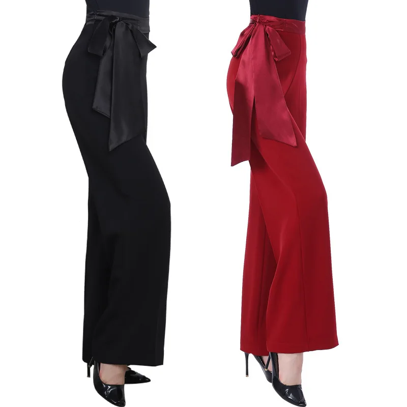 X180 Dance Ribbon Straight Tube Trousers Wide Leg Square National Standard Latin Dance Pants Women's Waltz New Dance Pants
X180 Dance Ribbon Straight Tube Trousers Wide Leg Square National Standard Latin Dance Pants Women's Waltz New Dance Pants
