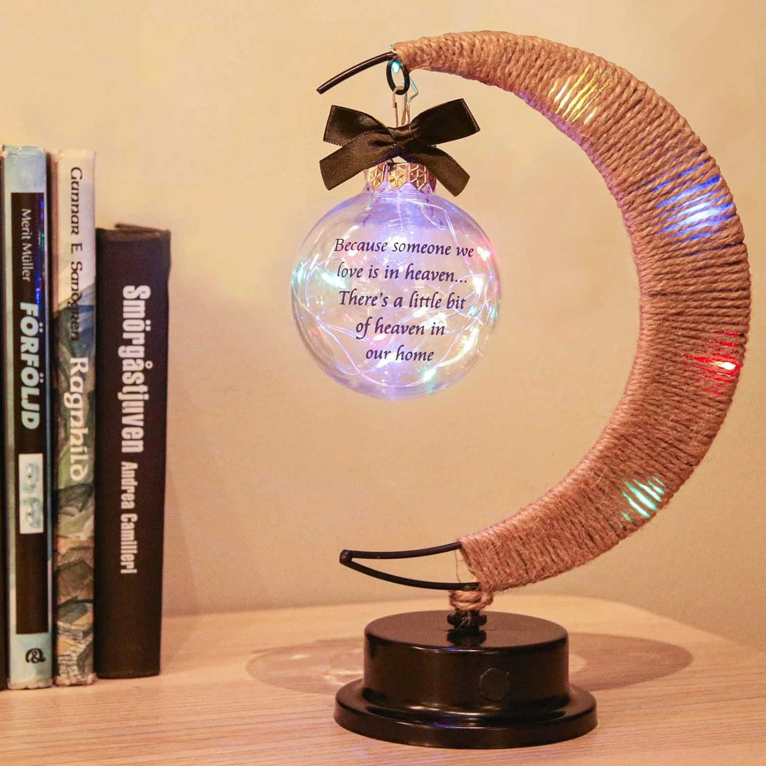 Loving Tribute Moon Shaped Memorial Lamp - Heartfelt Bereavement Gifts for Loss of Mother Father - Honoring the Beloved with Con
Loving Tribute Moon Shaped Memorial Lamp - Heartfelt Bereavement Gifts for Loss of Mother Father - Honoring the Beloved with Con