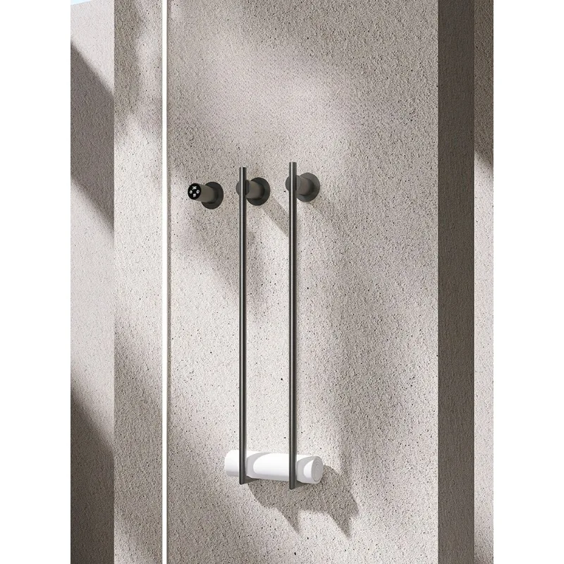 Concealed electric bath towel rack, all-copper carbon fiber dry heating intelligent constant temperature digital display
Concealed electric bath towel rack, all-copper carbon fiber dry heating intelligent constant temperature digital display