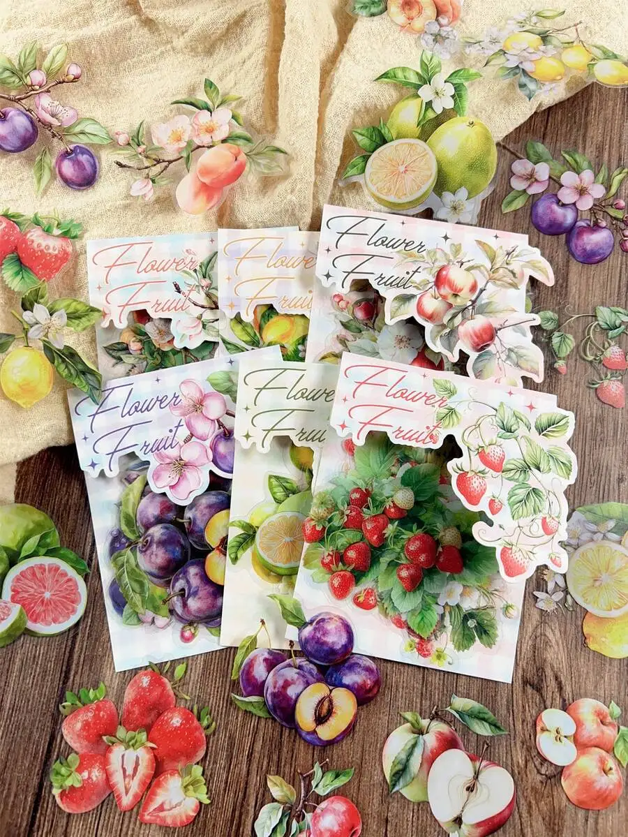 12pcs/Pack Plant & Fruit Themed PET Stickers, For Making Cards, Scrapbooking, Diary DIY Decor, Planner Stickers,School Supplies,
12pcs/Pack Plant & Fruit Themed PET Stickers, For Making Cards, Scrapbooking, Diary DIY Decor, Planner Stickers,School Supplies,