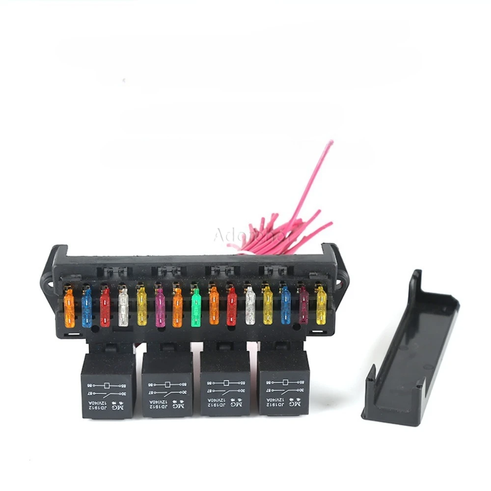 Automotive 15-loop Fuse Box Multi-loop Master Control Box Thick Copper Wire Fuse Holder with Relay
Automotive 15-loop Fuse Box Multi-loop Master Control Box Thick Copper Wire Fuse Holder with Relay