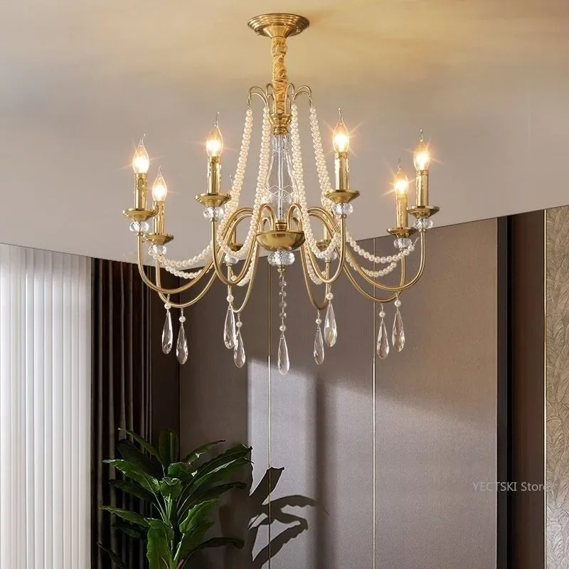 GHEUVNJ Modern luxury American minimalist restaurant French villa bedroom creative pearl living room crystal chandelier
GHEUVNJ Modern luxury American minimalist restaurant French villa bedroom creative pearl living room crystal chandelier