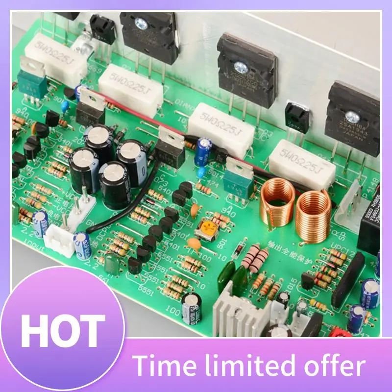 PMX-300W Amplifier Board 2SA1943/C5200 300W+300W With Temperature Control 2.0 Channel HIFI Music Amplificador Audio Durable
PMX-300W Amplifier Board 2SA1943/C5200 300W+300W With Temperature Control 2.0 Channel HIFI Music Amplificador Audio Durable
