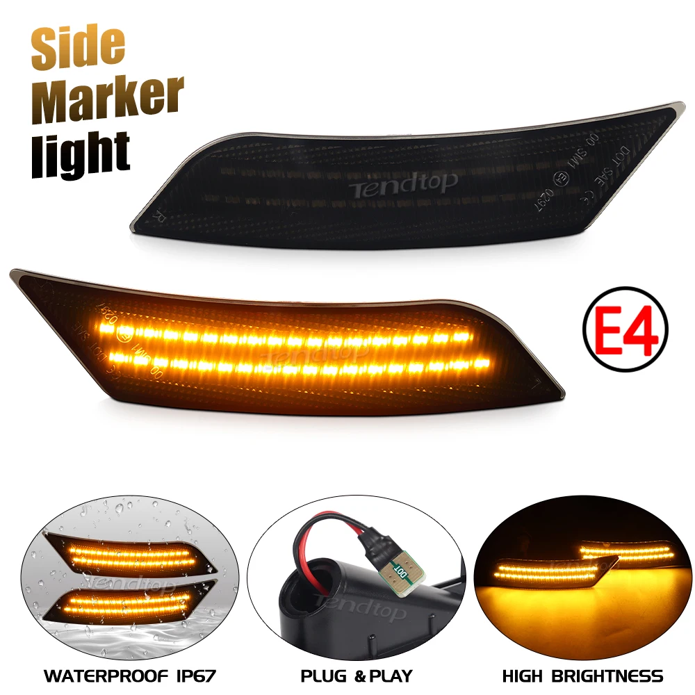 2PCS LED Indicator Side Marker Turn Signal Light Front Blinker Light for 2019-2024 Chevrolet Blazer all models
2PCS LED Indicator Side Marker Turn Signal Light Front Blinker Light for 2019-2024 Chevrolet Blazer all models