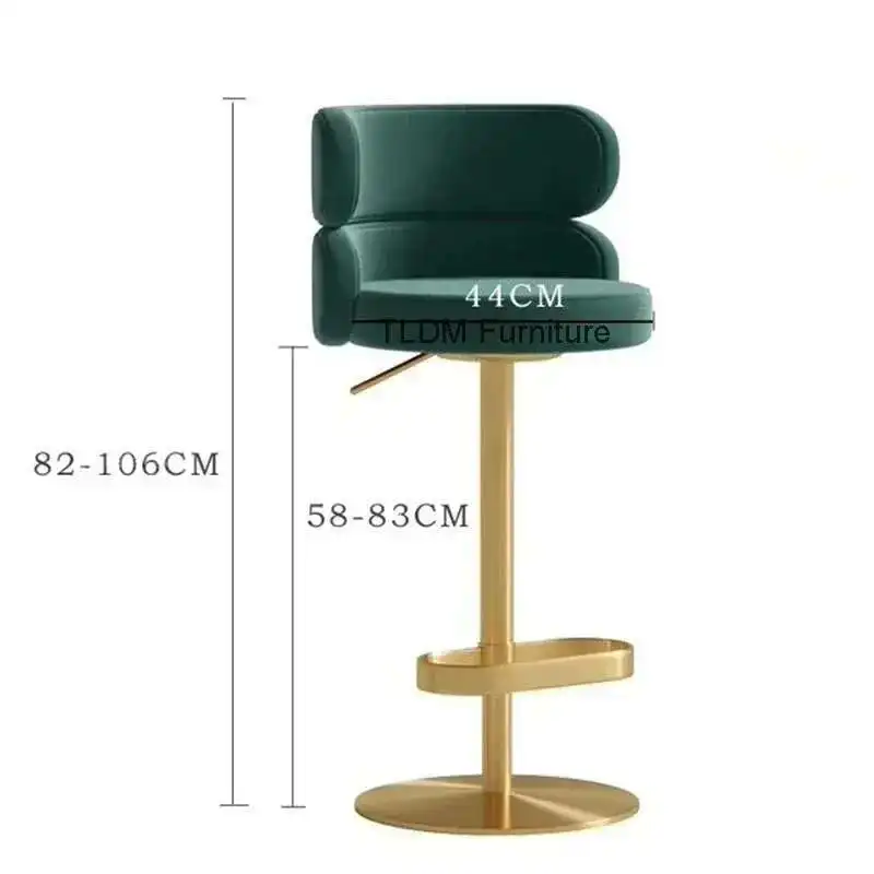 Nordic Light Luxury Bar Chair Lift Creative Ergonomic High-legged Bar Chair Household Rotating Stainless Steel High-legged Stool
Nordic Light Luxury Bar Chair Lift Creative Ergonomic High-legged Bar Chair Household Rotating Stainless Steel High-legged Stool