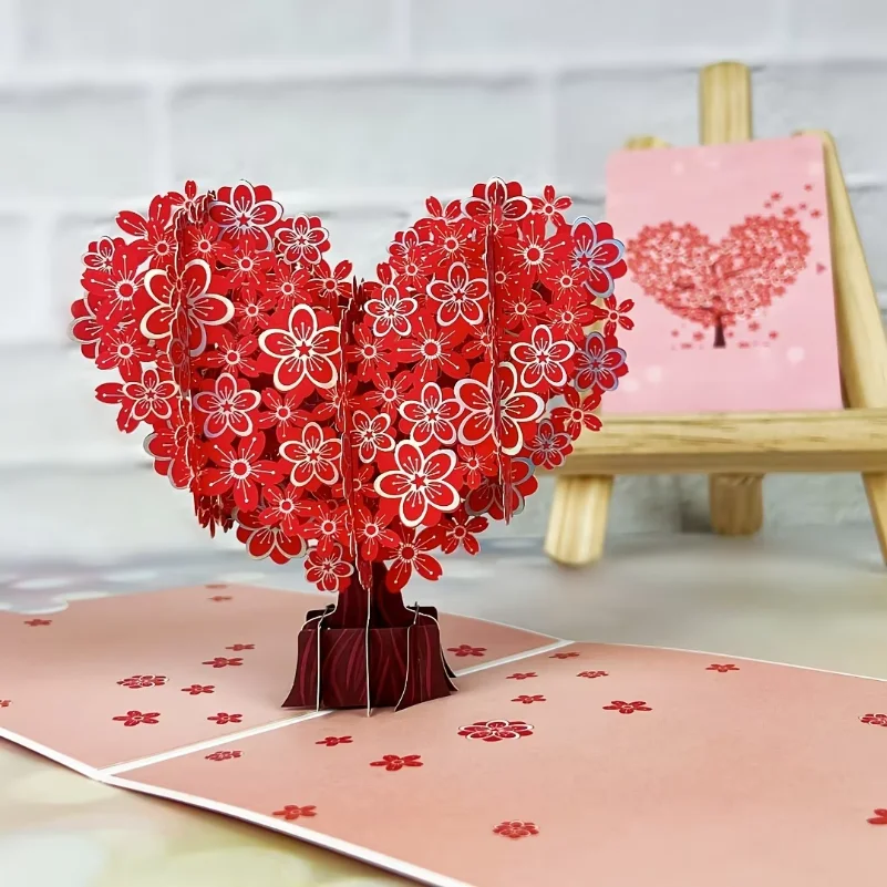 1pc Pop-up 3D Greeting Card with Envelope Giving Tree Pattern Hot Silvery Shine Valentine's Day Wedding Festive Party Gift
1pc Pop-up 3D Greeting Card with Envelope Giving Tree Pattern Hot Silvery Shine Valentine's Day Wedding Festive Party Gift