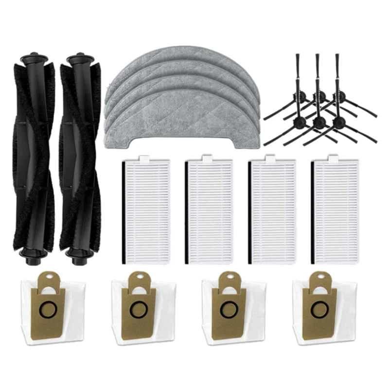 For Imou L11 Pro, Honiture Q6 Pro, Laresar L6 Pro, Airrobo T10+, Arnagar S8 Pro Vacuum Main Side Brush Filter Mop Bag Parts
For Imou L11 Pro, Honiture Q6 Pro, Laresar L6 Pro, Airrobo T10+, Arnagar S8 Pro Vacuum Main Side Brush Filter Mop Bag Parts