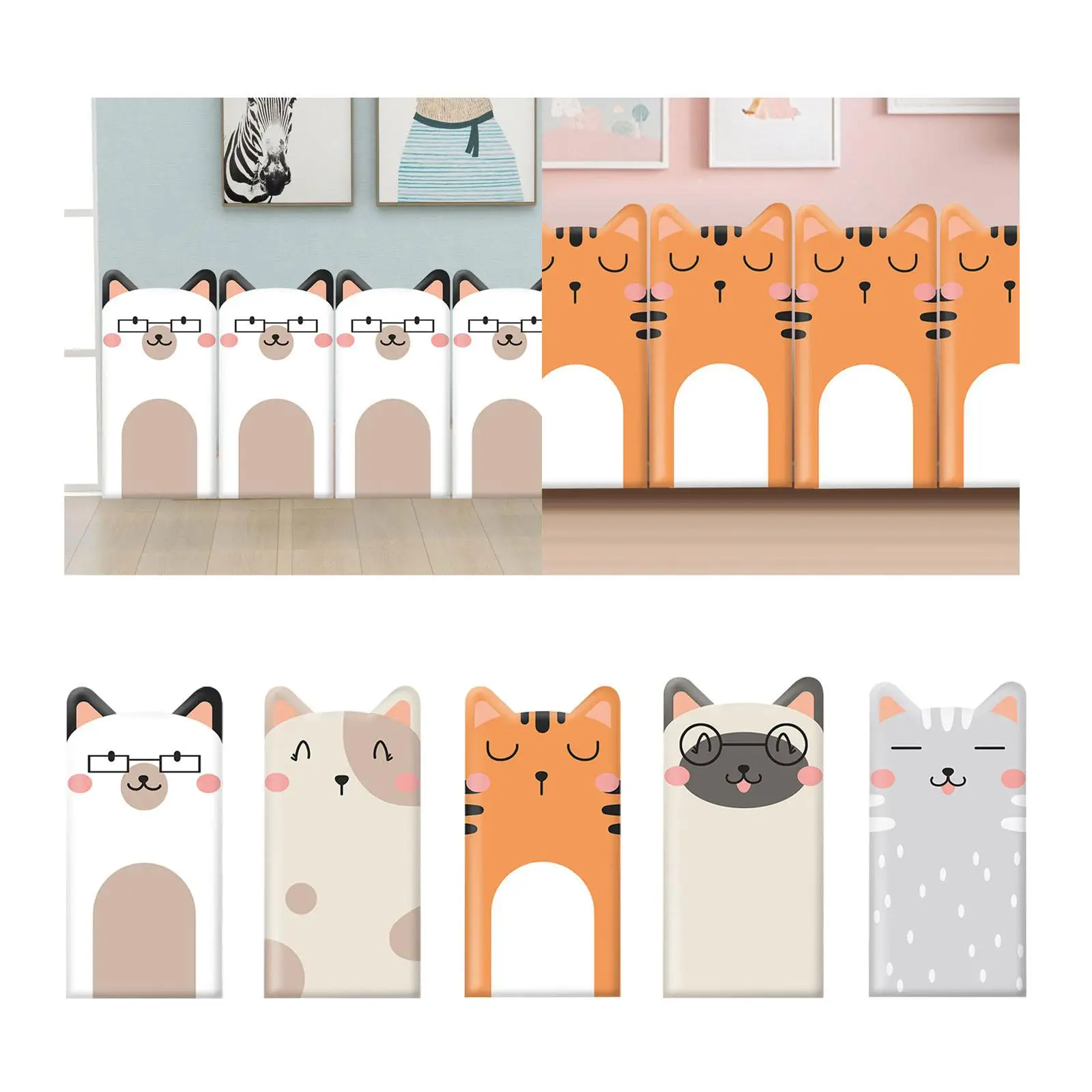 Kids Room Wall Padding 3D Cartoon Wall Sticker Wall Mat Anti Collision Wall Pad for Boys and Girls Room Bedroom Kids Playroom
Kids Room Wall Padding 3D Cartoon Wall Sticker Wall Mat Anti Collision Wall Pad for Boys and Girls Room Bedroom Kids Playroom