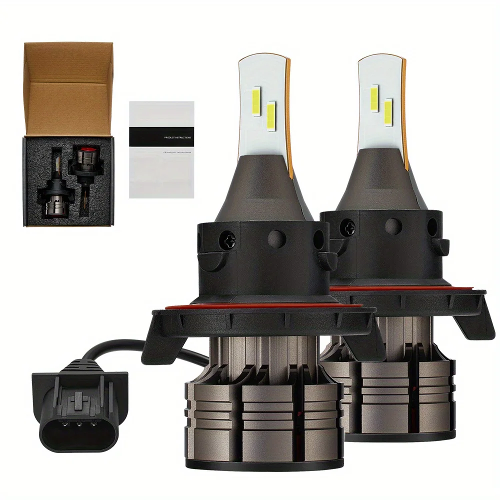 H13/9008 LED Headlight Bulbs 60W 6500K 18000LM White Dual-function 2Pcs
H13/9008 LED Headlight Bulbs 60W 6500K 18000LM White Dual-function 2Pcs