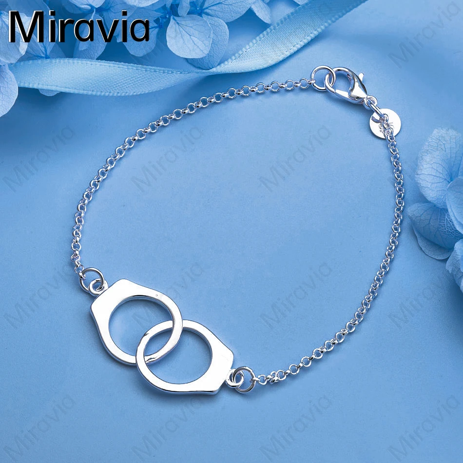 Miravia 925 Sterling Silver Handcuff Pendant Small Ring Bracelet Woman Charm Fashion Wedding Jewelry
Miravia 925 Sterling Silver Handcuff Pendant Small Ring Bracelet Woman Charm Fashion Wedding Jewelry
