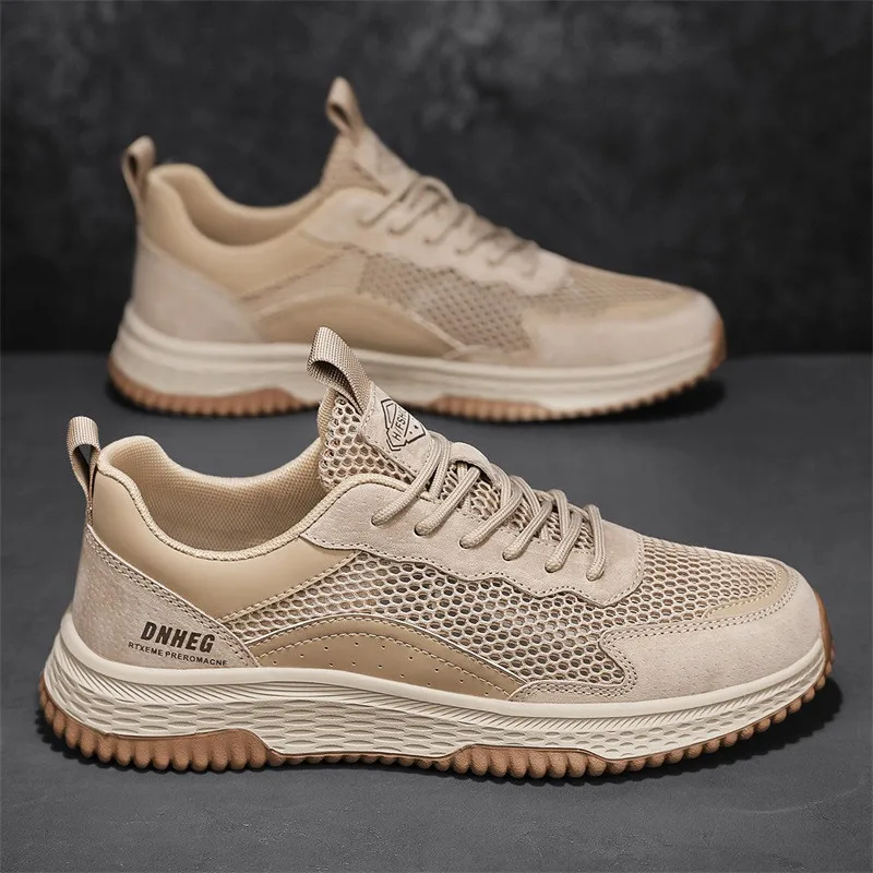 Men's Summer Breathable Thin Single Mesh Hollow out Sports Shoes Outdoor Anti-Slip Wear-Resistant Casual Sport Shoes
Men's Summer Breathable Thin Single Mesh Hollow out Sports Shoes Outdoor Anti-Slip Wear-Resistant Casual Sport Shoes
