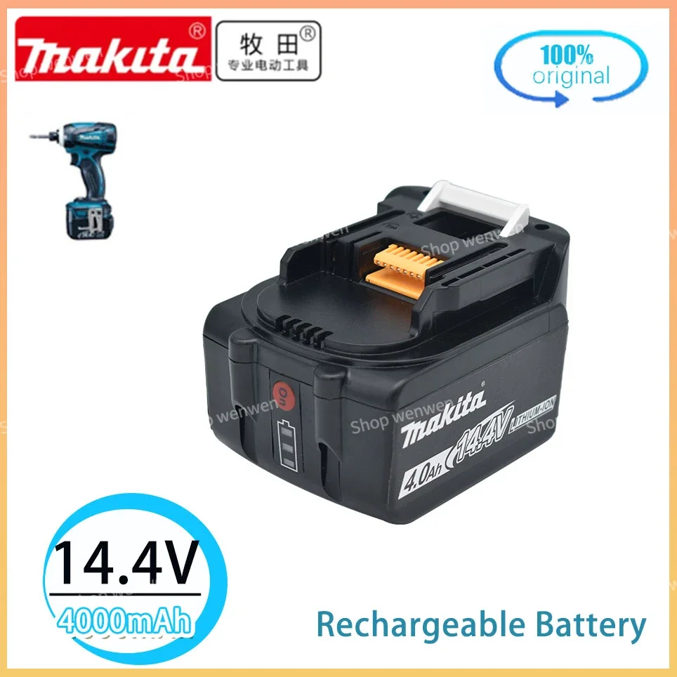 Makita 14.4V 4.0AH 6.0AH Rechargeable Lithium-ion Battery LED Indicator for BL1430 BL1415 BL1440 196875-4 194558-0 195444-8
Makita 14.4V 4.0AH 6.0AH Rechargeable Lithium-ion Battery LED Indicator for BL1430 BL1415 BL1440 196875-4 194558-0 195444-8