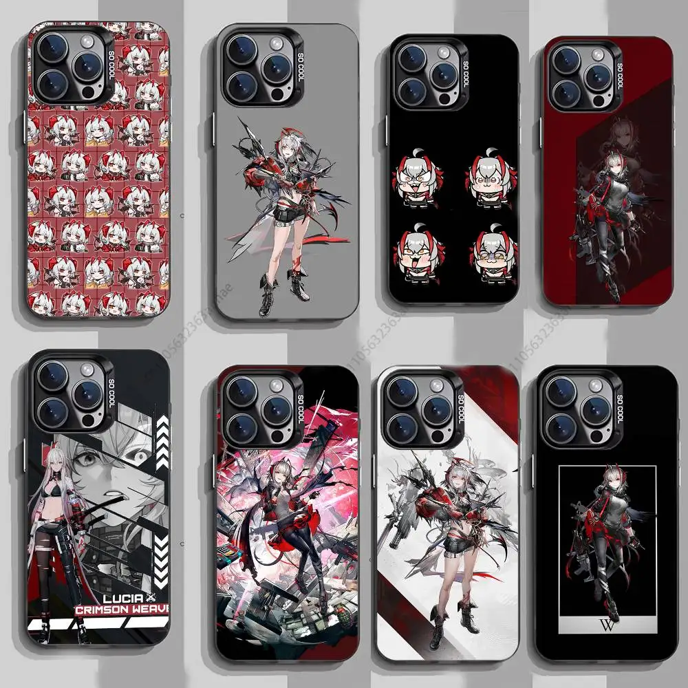 Arknights Game W phone Case for iPhone 17 11 12 Pro Max Plus Mini Air SE 16e 14 15 16 13 Soft Shell
Arknights Game W phone Case for iPhone 17 11 12 Pro Max Plus Mini Air SE 16e 14 15 16 13 Soft Shell