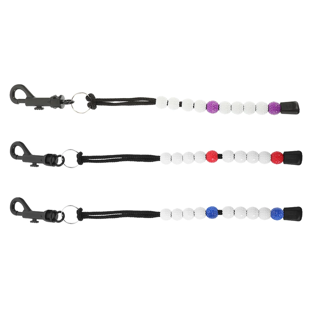 3pcs Golf Score Counter Bead Chain Wristlet Plastic Tool Accessories Golfing Beads Stroke Training Supplies
3pcs Golf Score Counter Bead Chain Wristlet Plastic Tool Accessories Golfing Beads Stroke Training Supplies