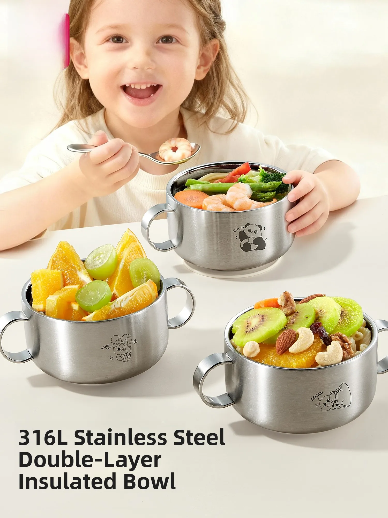 Детская миска из нержавеющей стали 36 л с ручками для домашнего использования, детская посуда, миска для яиц, персональная, новинка 2025 года
Детская миска из нержавеющей стали 36 л с ручками для домашнего использования, детская посуда, миска для яиц, персональная, новинка 2025 года