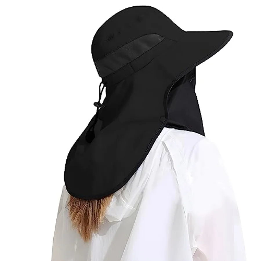 Outdoor Sun Hat Detachable Neck Face Flap UPF 50+UV Protection Visor Fishing Hats with Neck Flap for Men and Women
Outdoor Sun Hat Detachable Neck Face Flap UPF 50+UV Protection Visor Fishing Hats with Neck Flap for Men and Women