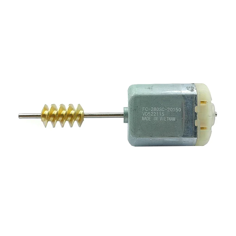 Mabuchi FC-280SC-20150 Mini 280 Motor DC 12V 11400RPM Micro 24mm Electric Motor 41mm Long Worm Gear Shaft for Rearview Mirror
Mabuchi FC-280SC-20150 Mini 280 Motor DC 12V 11400RPM Micro 24mm Electric Motor 41mm Long Worm Gear Shaft for Rearview Mirror