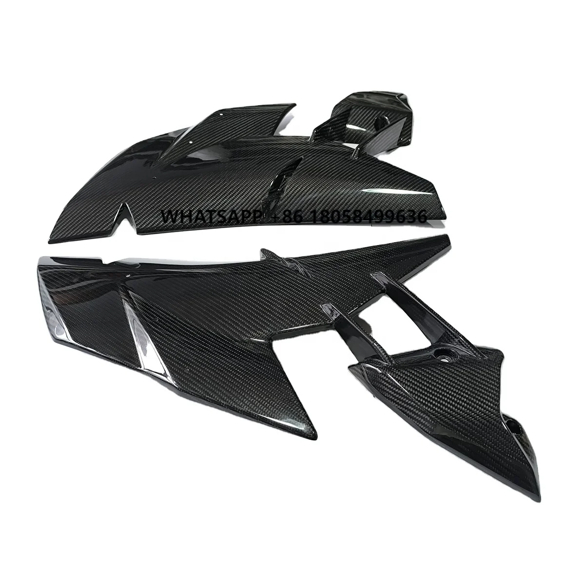 Carbon Fiber Motorcycle Parts Factory Glossy Carbon Side Fairings for Kawasaki H2
Carbon Fiber Motorcycle Parts Factory Glossy Carbon Side Fairings for Kawasaki H2