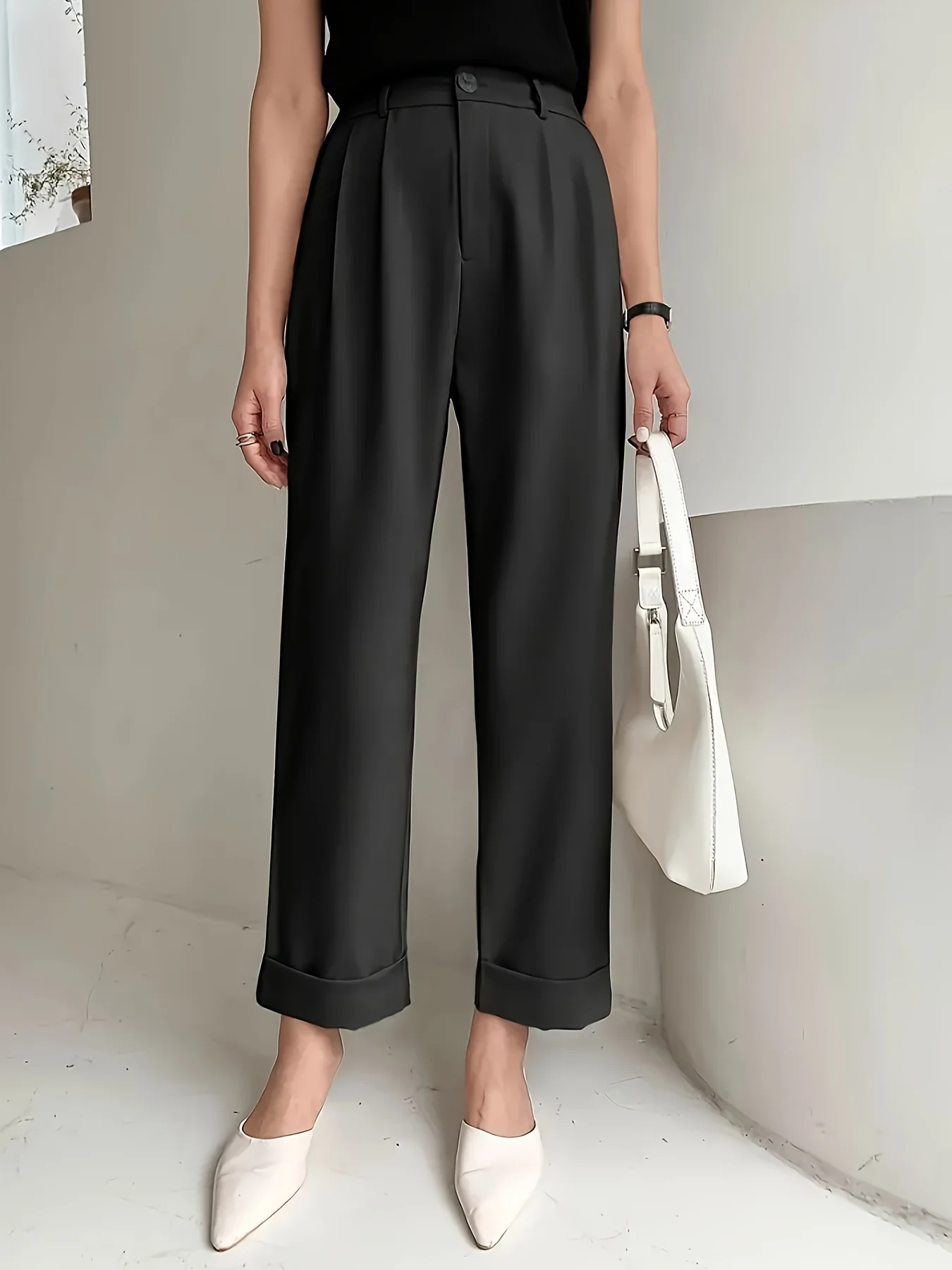 Amazon Commuting Drape Slim Pocket High Waisted Wide Leg Pants Versatile Belt Wide Leg Casual Suit Pants Women
Amazon Commuting Drape Slim Pocket High Waisted Wide Leg Pants Versatile Belt Wide Leg Casual Suit Pants Women