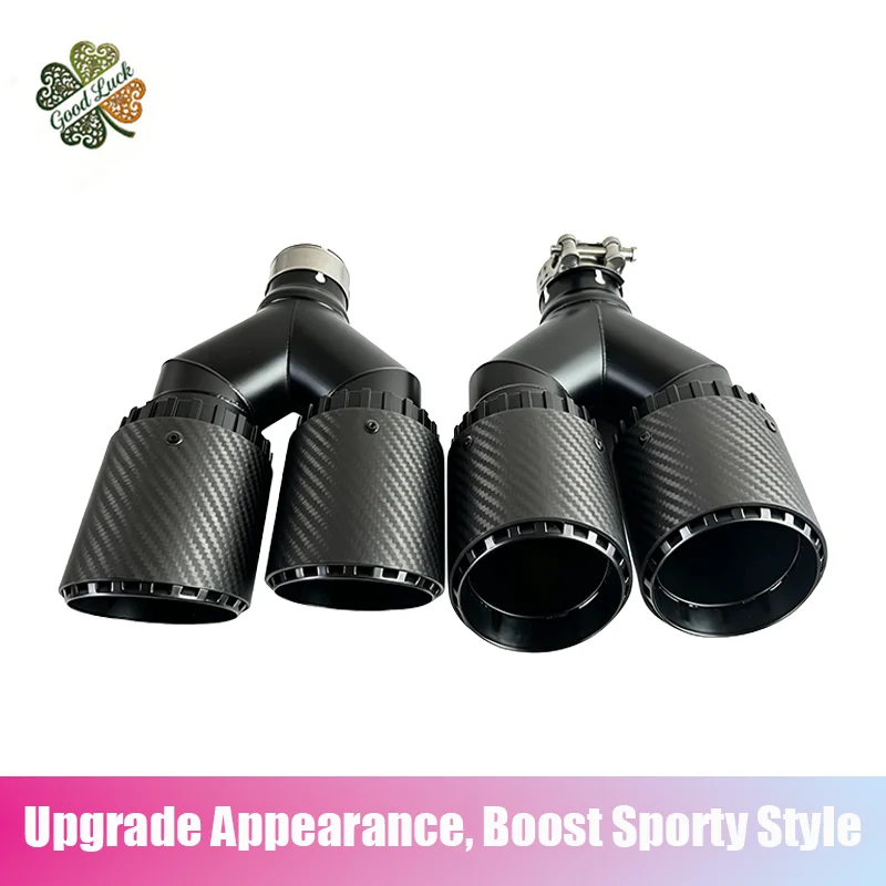 1 piece No Logo gear universal matte carbon fiber dual outlet car exhaust pipe Y-shaped rear tailpipe 63mm cutting-edge
1 piece No Logo gear universal matte carbon fiber dual outlet car exhaust pipe Y-shaped rear tailpipe 63mm cutting-edge
