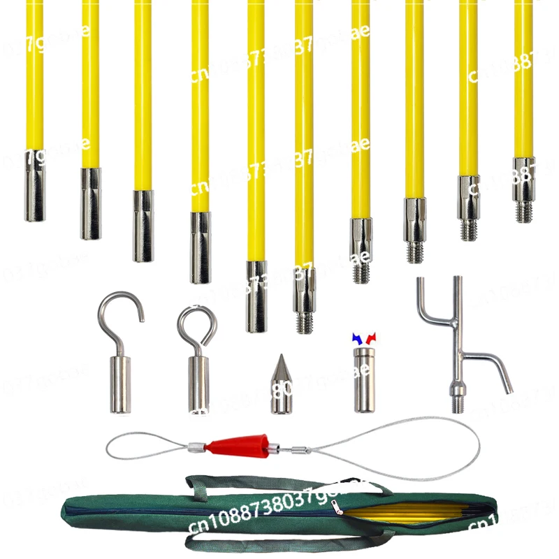 9Mm Fiber Rod Threading Rod Multifunctional Ceiling Ceiling Monitoring Weak Electrician Maintenance Hook Retractable Wiring
9Mm Fiber Rod Threading Rod Multifunctional Ceiling Ceiling Monitoring Weak Electrician Maintenance Hook Retractable Wiring