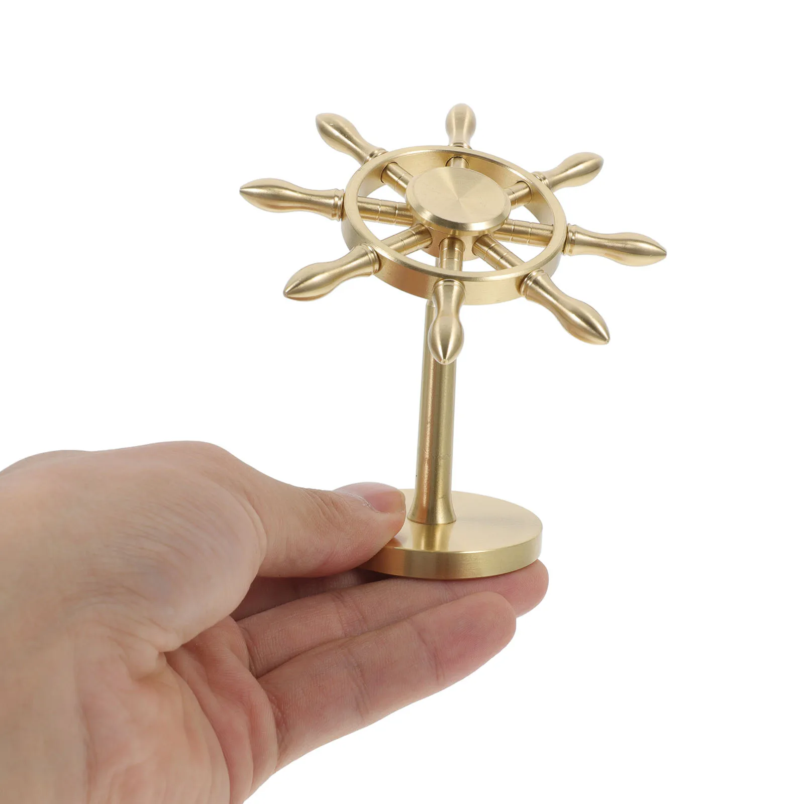 Creative Marine Rudder Ornament Brass Craft Decor Desktop Vintage Mini Rudder Statue Mediterranean Home Party Decoration Small
Creative Marine Rudder Ornament Brass Craft Decor Desktop Vintage Mini Rudder Statue Mediterranean Home Party Decoration Small